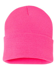 Sportsman SP12 - Beanie, Knit Cap, 12", Long Beanie, Blank Beanies, Bulk Beanies, Wholesale Beanies - SP12