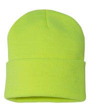 Sportsman SP12 - Beanie, Knit Cap, 12", Long Beanie, Blank Beanies, Bulk Beanies, Wholesale Beanies - SP12