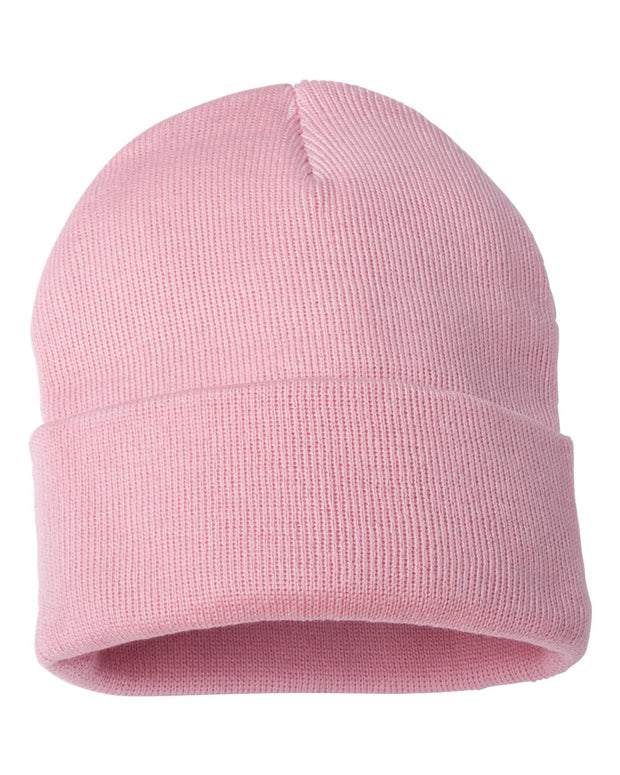 Sportsman SP12 - Beanie, Knit Cap, 12", Long Beanie, Blank Beanies, Bulk Beanies, Wholesale Beanies - SP12