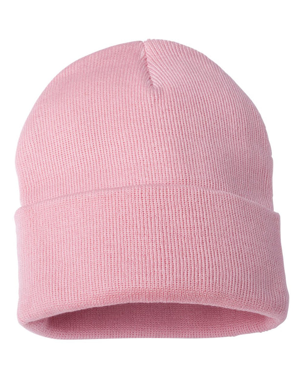 Sportsman SP12 - Beanie, Knit Cap, 12", Long Beanie, Blank Beanies, Bulk Beanies, Wholesale Beanies - SP12