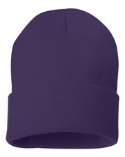Sportsman SP12 - Beanie, Knit Cap, 12", Long Beanie, Blank Beanies, Bulk Beanies, Wholesale Beanies - SP12