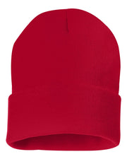 Sportsman SP12 - Beanie, Knit Cap, 12", Long Beanie, Blank Beanies, Bulk Beanies, Wholesale Beanies - SP12