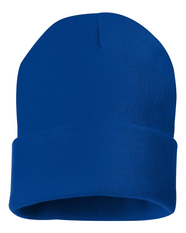 Sportsman SP12 - Beanie, Knit Cap, 12", Long Beanie, Blank Beanies, Bulk Beanies, Wholesale Beanies - SP12
