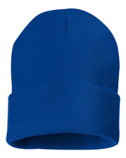 Sportsman SP12 - Beanie, Knit Cap, 12", Long Beanie, Blank Beanies, Bulk Beanies, Wholesale Beanies - SP12