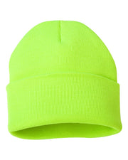 Sportsman SP12 - Beanie, Knit Cap, 12", Long Beanie, Blank Beanies, Bulk Beanies, Wholesale Beanies - SP12