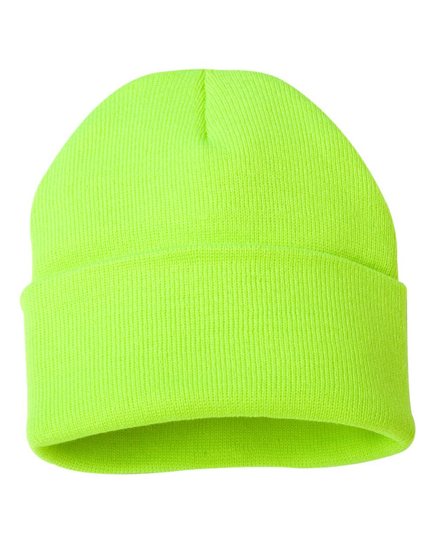 Sportsman SP12 - Beanie, Knit Cap, 12", Long Beanie, Blank Beanies, Bulk Beanies, Wholesale Beanies - SP12