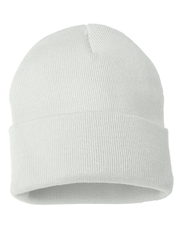 Sportsman SP12 - Beanie, Knit Cap, 12", Long Beanie, Blank Beanies, Bulk Beanies, Wholesale Beanies - SP12