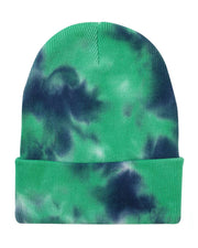 Sportsman SP412 - 12" Tie-Dyed Knit Cap, Tie Dye Beanie