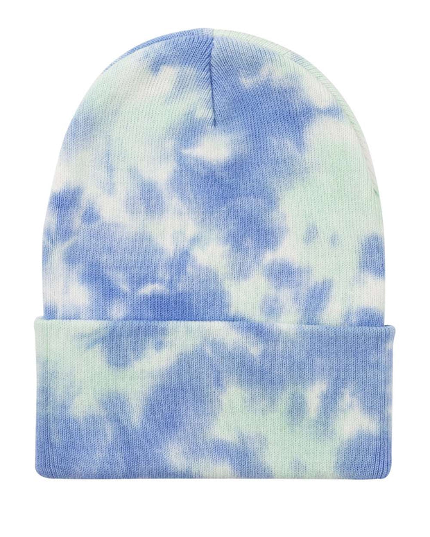 Sportsman SP412 - 12" Tie-Dyed Knit Cap, Tie Dye Beanie