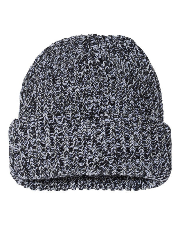 Sportsman SP90 - 12" Chunky Knit Cuffed Beanie, Knit Cap