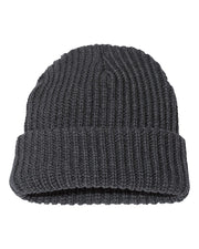 Sportsman SP90 - 12" Chunky Knit Cuffed Beanie, Knit Cap