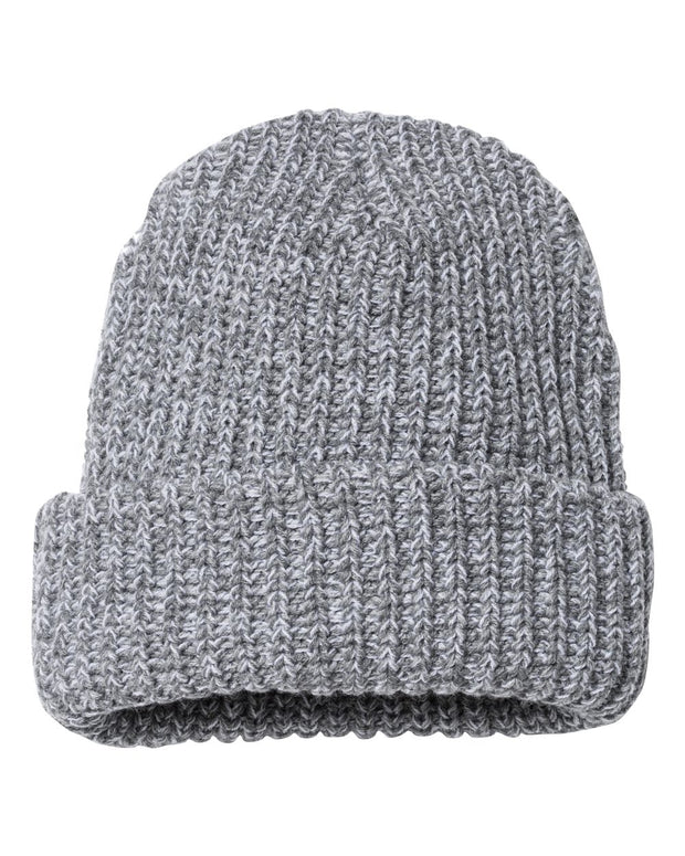 Sportsman SP90 - 12" Chunky Knit Cuffed Beanie, Knit Cap