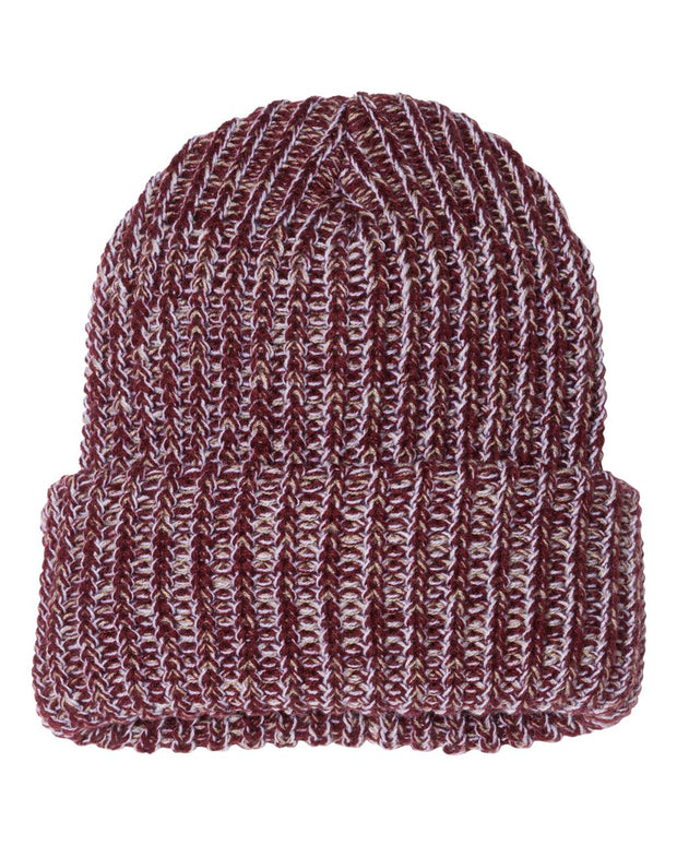 Sportsman SP90 - 12" Chunky Knit Cuffed Beanie, Knit Cap