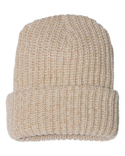 Sportsman SP90 - 12" Chunky Knit Cuffed Beanie, Knit Cap