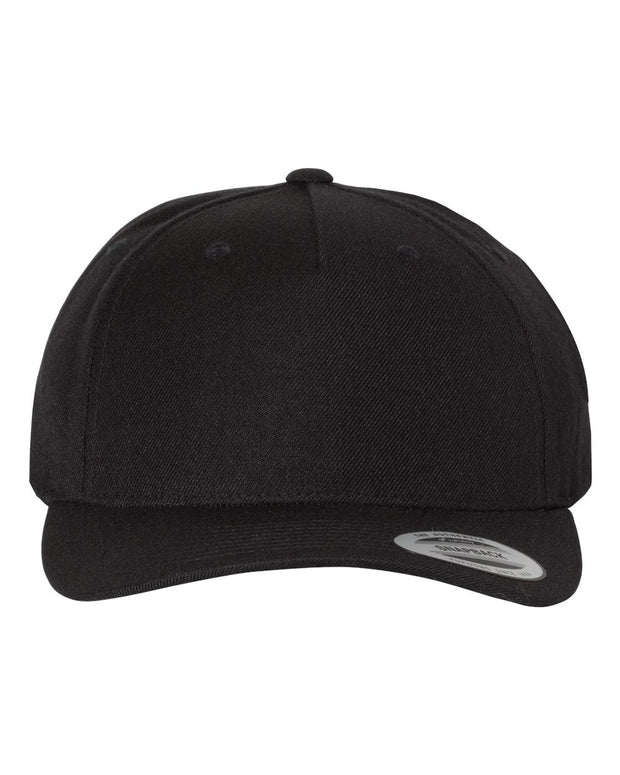 Yupoong 5789M 5-Panel, Premium Wool Blend Cap - YP Classics