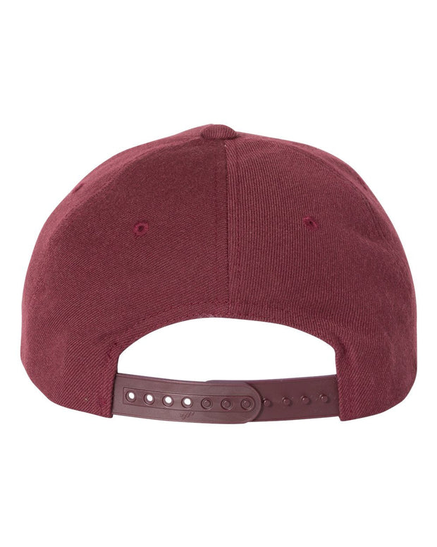 Yupoong 5789M 5-Panel, Premium Wool Blend Cap - YP Classics