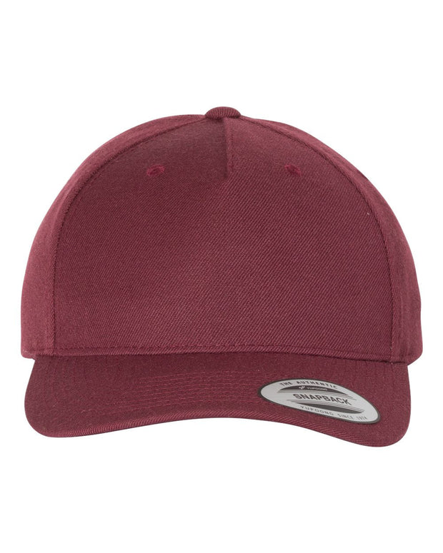 Yupoong 5789M 5-Panel, Premium Wool Blend Cap - YP Classics