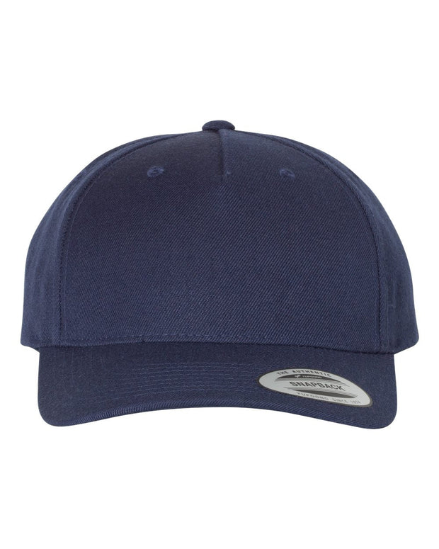 Yupoong 5789M 5-Panel, Premium Wool Blend Cap - YP Classics