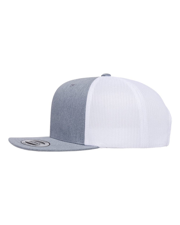 YP Classics 6609 Retro High Profile Trucker Cap Yupoong 6609