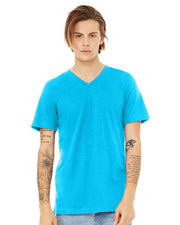 BELLA + CANVAS - Heather CVC V-Neck Tee 3005CVC
