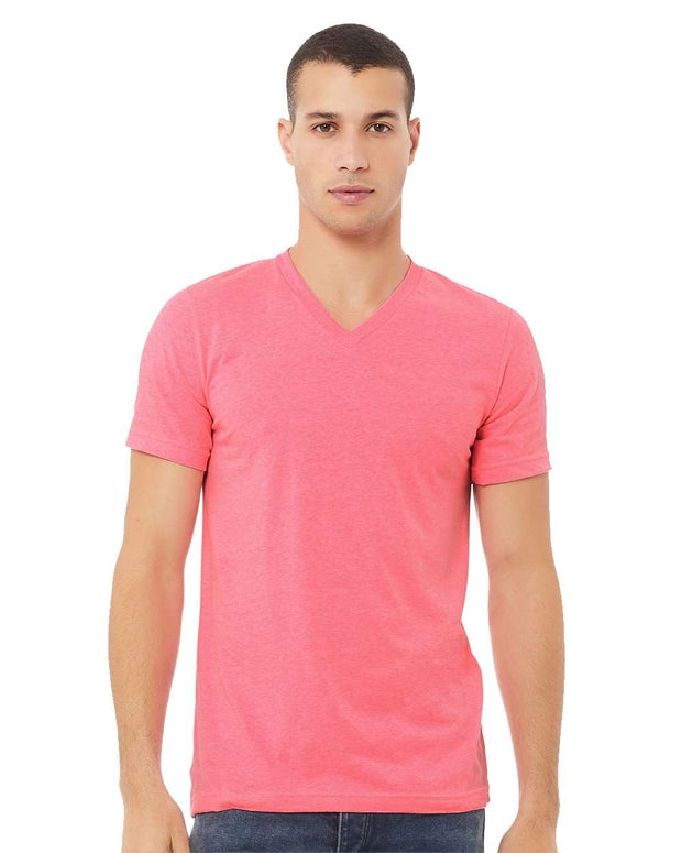 BELLA + CANVAS - Heather CVC V-Neck Tee 3005CVC