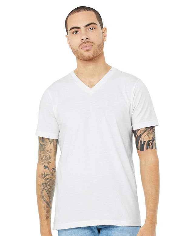 BELLA + CANVAS - Heather CVC V-Neck Tee 3005CVC