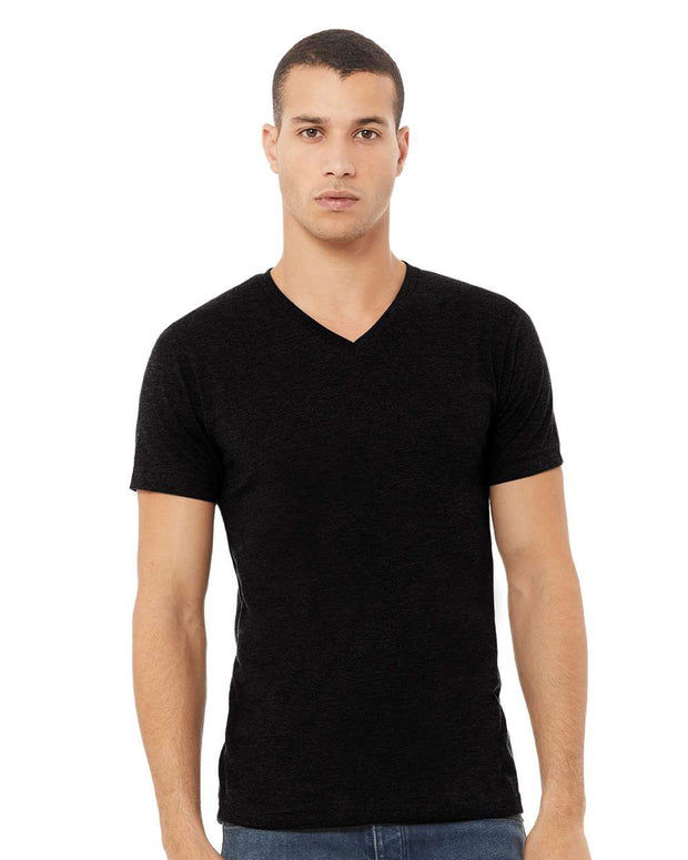 BELLA + CANVAS - Heather CVC V-Neck Tee 3005CVC