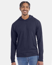 ComfortWash by Hanes Garment-Dyed Jersey Hooded Long Sleeve T-Shirt - GDH280