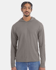 ComfortWash by Hanes Garment-Dyed Jersey Hooded Long Sleeve T-Shirt - GDH280