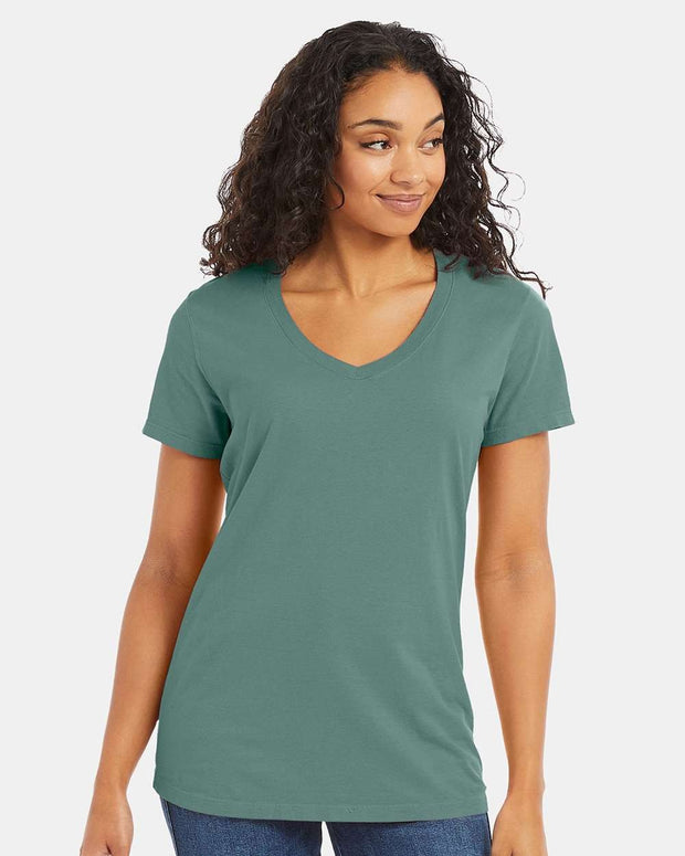 ComfortWash by Hanes Garment-Dyed Women's V-Neck T-Shirt GDH125