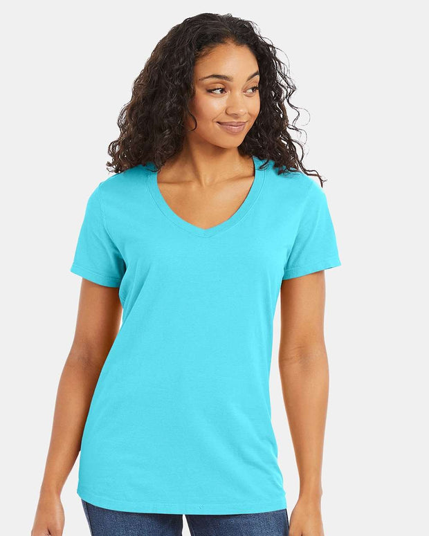 ComfortWash by Hanes Garment-Dyed Women's V-Neck T-Shirt GDH125