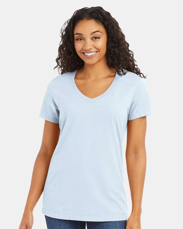 ComfortWash by Hanes Garment-Dyed Women's V-Neck T-Shirt GDH125