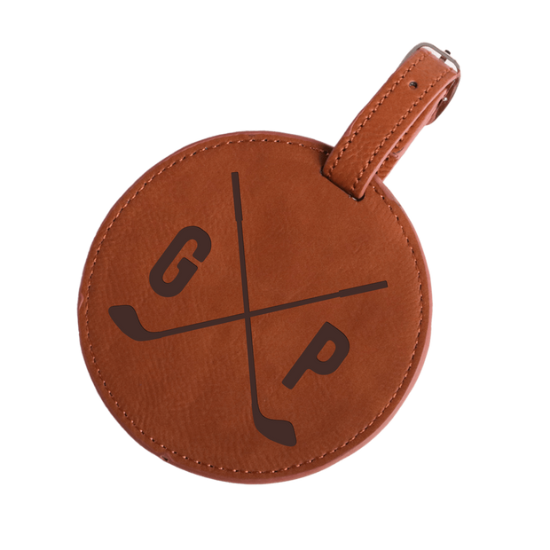 Saddle Collection Golf Tee Holder with Tees